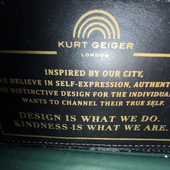 Kurt Geiger Green Croc-Embossed Crossbody Bag - Picture 6 of 9